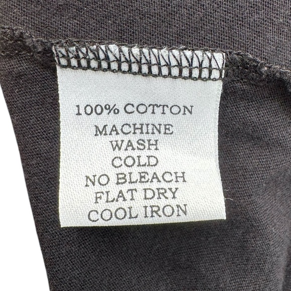 ORGANIC BY JOHN PATRICK BLACK COTTON ON OR OFF THE SHOULDER TUNIC DRESS - Picture 13 of 13